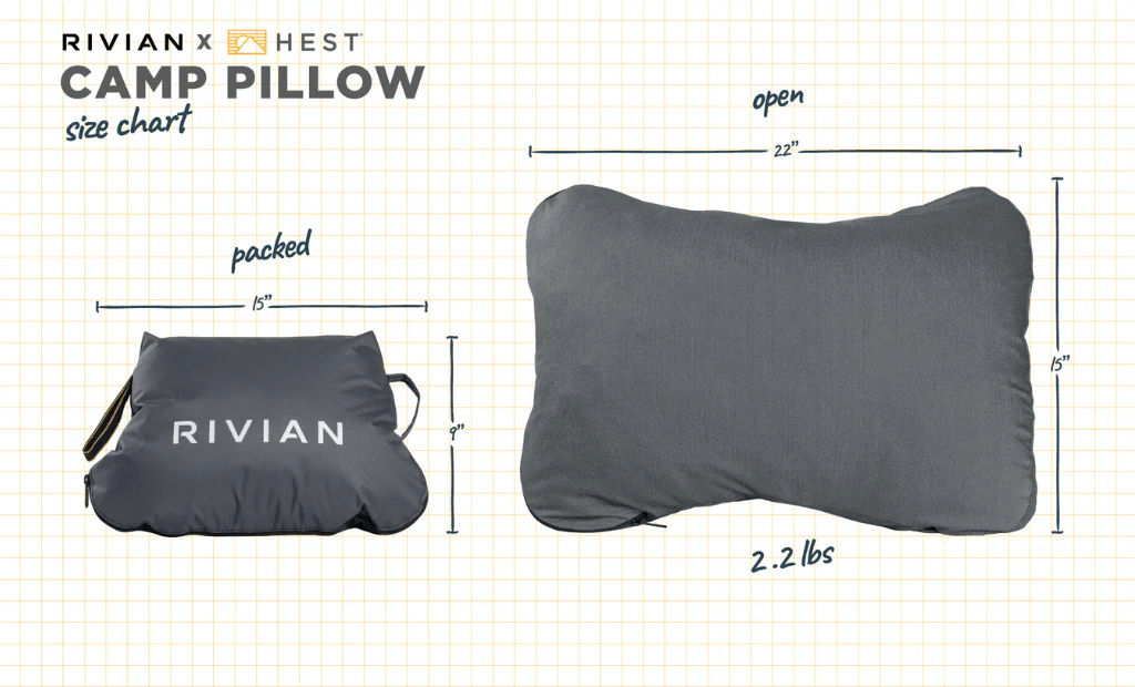 Rivian x HEST Camp Pillow - Image 3